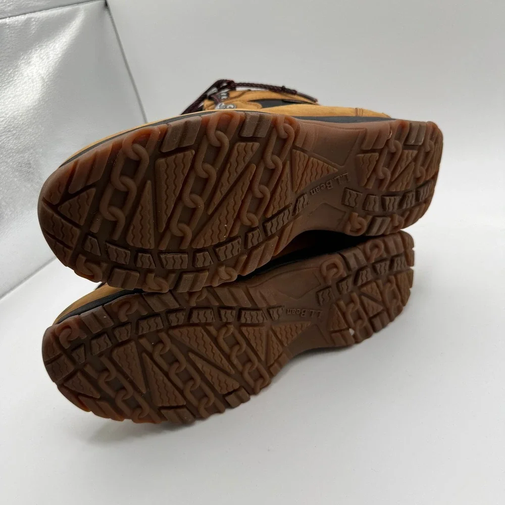 L.L. Bean Snow‎ Sneakers Mens 8 Brown Waterproof Insulated Hiking Winter Boots